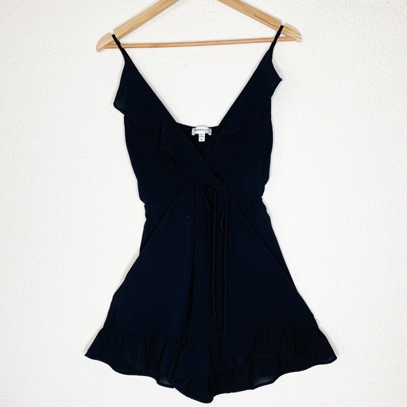 Monteau Other - Monteau | Black Spaghetti Strap Romper Jumpsuit M